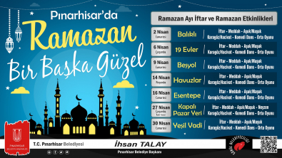 Pınarhisar'da Ramazan Bir Başka Güzel