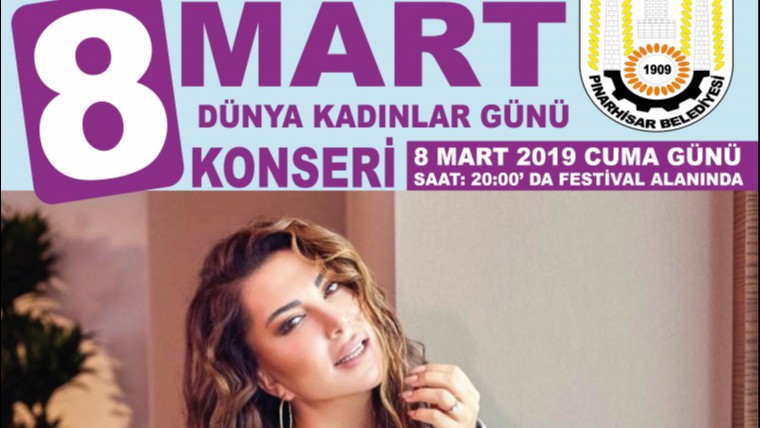 8 Mart Dünya Kadınlar Günü Ebru Yaşar Konseri