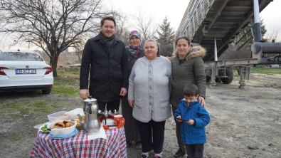 başkan Talay Dere Mahalle 314.Sokak'taki hemşehrilerimizin misafiri oldu.