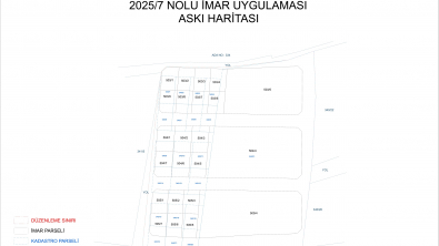 Beylik Mahallesi 2025/7 Nolu İmar Uygulaması