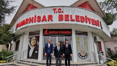 Kaymakam Vekili Sn. Mustafa Ünlüsoy Belediye Başkanı Sn. İhsan Talay'ı Ziyaret Etti