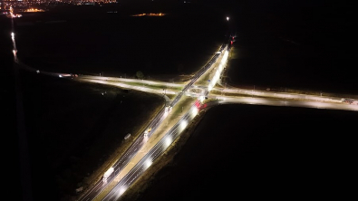 Lüleburgaz kavşağımızda aydınlatma çalışmaları başlamış olup bugün itibariyle aydınlatma sağlanmıştır.