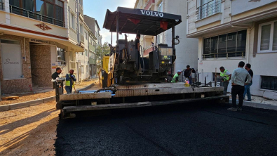 Nail German Caddesi'nde Altyapı Çalışmalarının Ardından Asfalt Serimi Başladı.