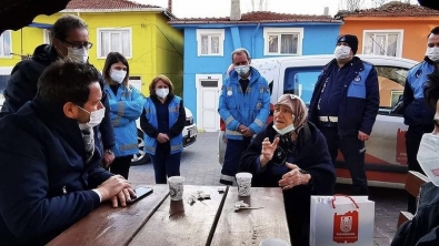 NECMİYE TEYZE HASRET KALDIĞI MAHALLESİNE KAVUŞTU