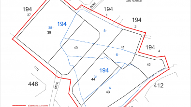Pınarhisar İlçesi, Dere Mahallesi 2025/11 Nolu İmar Uygulaması