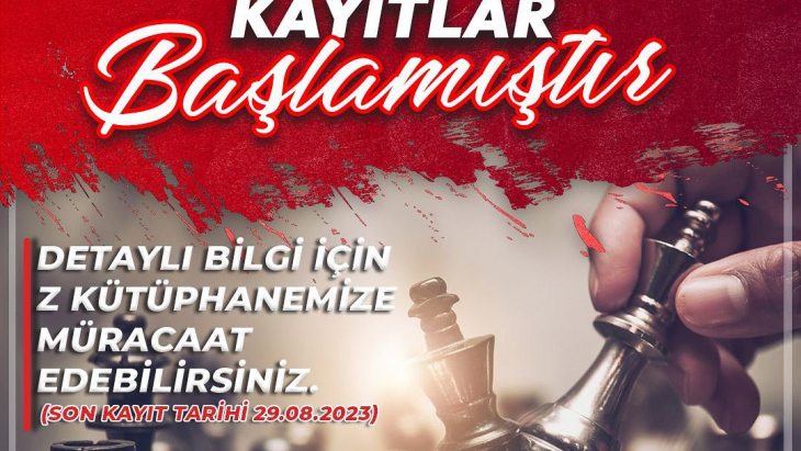 30 Ağustos Satranç Turnuvası İçin Kayıtlar Başladı!