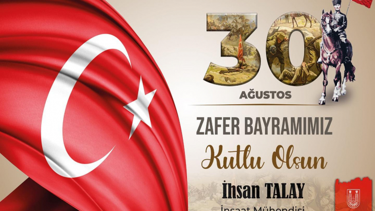 30 Ağustos Zafer Bayramız kutlu olsun