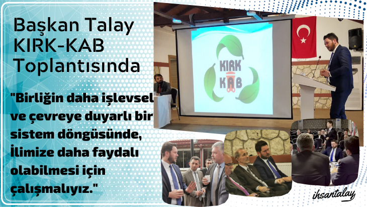 Başkan Talay, KIRK-KAB Toplantısı'nda