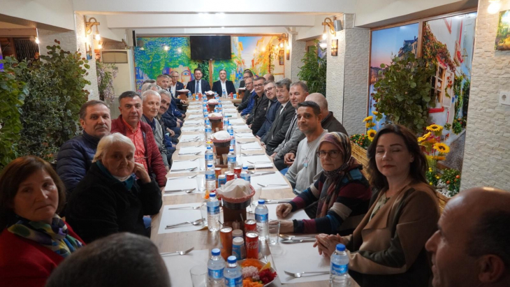 Başkan Talay Mutarlar ile Yemekte buluştu.