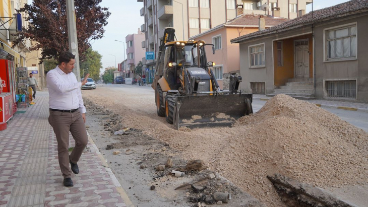 Başkan Talay Yeni içmesuyu hattı çalışmalarımızı yerinde inceledi