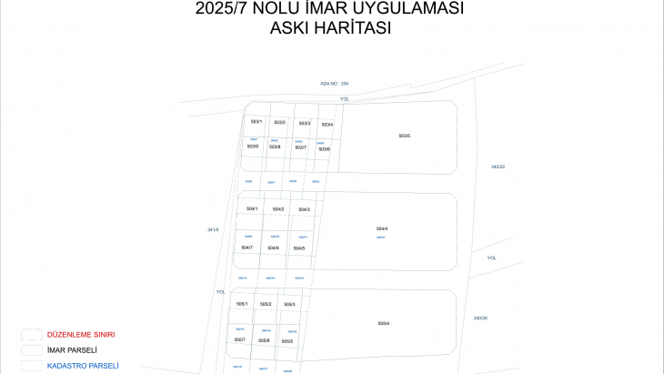 Beylik Mahallesi 2025/7 Nolu İmar Uygulaması