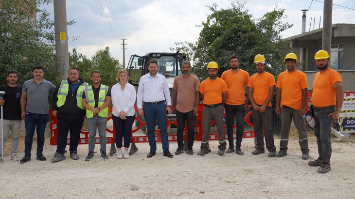 Doğalgaz 4.Etap Çalışmalarımız Kapsamında Doğalgaz Ana Boru Hattı döşeme çalışmalarımız başladı