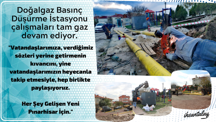 Doğalgaz Çalışmaları Tam Gaz Devam Ediyor.