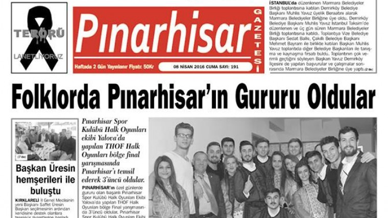 Folklörde Pınarhisar'ın Gururu Oldular