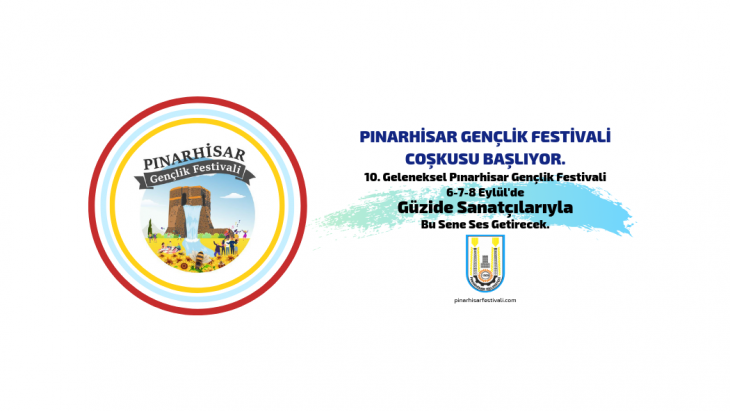 Pınarhisar Gençlik Festivali Coşkusu Başlıyor.