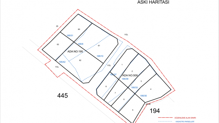 Pınarhisar İlçesi, Dere Mahallesi 2025/10 Nolu İmar Uygulaması
