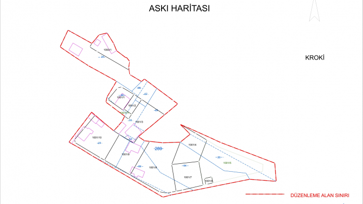 Pınarhisar İlçesi, Orta Mahallesi 2025/13 Nolu İmar Uygulaması
