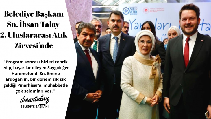 Sn. Talay 2. Uluslararası Atık Zirvesi'nde