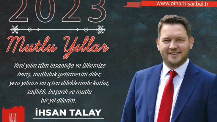Başkan Talay'ın Yeni Yıl mesajı