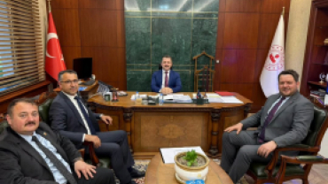 İçişleri Bakanlığı Destek Hizmetleri Başkanımız Sayın Levent Yazıcı’yı makamında ziyaret ettik.