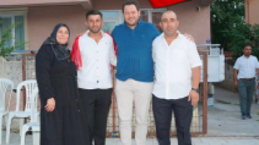 Askerlik vazifesini yerine getirmek üzere Şırnak iline gidecek olan Şerif Şengül kardeşimizi dualarla uğurladık.