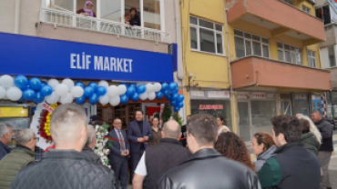 İlçemiz Balıklı Meydan’da hizmete açılan Elif Market’in açılışını gerçekleştirdik.