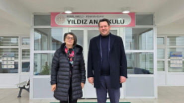 Yıldız Anaokulu’nu ziyaret ederek okul yönetimimiz ve öğretmenlerimizle bir araya geldik.