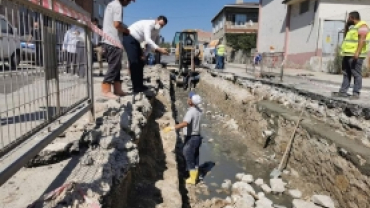 ALTYAPI ÇALIŞMALARINA SON SÜRAT DEVAM