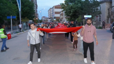 19 Mayıs Atatürk’ü Anma, Gençlik ve Spor Bayramı dolayısıyla ilçemizde düzenlediğimiz Gençlik Yürüyüşü ile bayram coşkumuzu hep birlikte taçlandırdık.