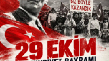 Bağımsızlığımızın simgesi, milletimizin en büyük gururu CUMHURİYET!
