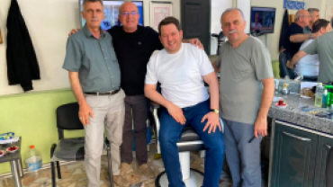 Berber İshak abimiz ve kıymetli hemşehrilerimiz ile yeni güne başladık.