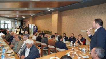 Belediye Başkanımız Sayın İhsan Talay, ilçemiz ve köylerimizde görev yapan kıymetli din görevlilerimiz ve emekli hocalarımızla bir araya geldi.