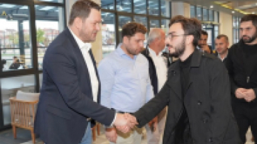 Belediye Başkanımız Sayın İhsan Talay, ilçemiz ve köylerimizde görev yapan kıymetli din görevlilerimiz ve emekli hocalarımızla bir araya geldi.