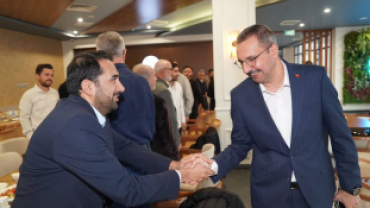 Belediye Başkanımız Sayın İhsan Talay, ilçemiz ve köylerimizde görev yapan kıymetli din görevlilerimiz ve emekli hocalarımızla bir araya geldi.