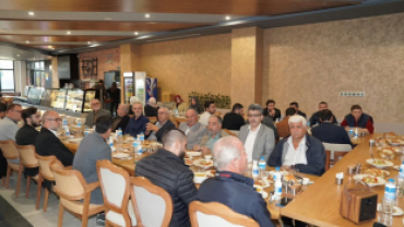 Belediye Başkanımız Sayın İhsan Talay, ilçemiz ve köylerimizde görev yapan kıymetli din görevlilerimiz ve emekli hocalarımızla bir araya geldi.