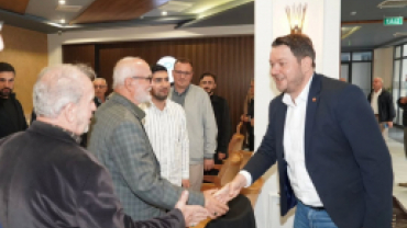 Belediye Başkanımız Sayın İhsan Talay, ilçemiz ve köylerimizde görev yapan kıymetli din görevlilerimiz ve emekli hocalarımızla bir araya geldi.