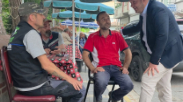 Esnaf ve Vatandaşlarımızı ziyaret ederek, hal ve hatırını sorup sohbet ettik.