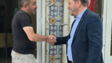 Esnaf ve Vatandaşlarımızı ziyaret ederek, hal ve hatırını sorup sohbet ettik.
