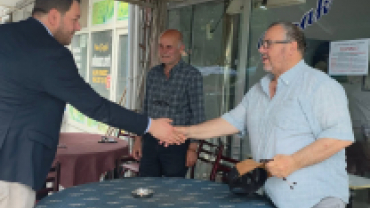 Esnaf ve Vatandaşlarımızı ziyaret ederek, hal ve hatırını sorup sohbet ettik.