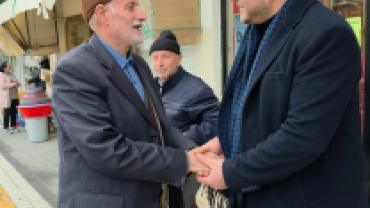 Esnaf ve vatandaşlarımızı ziyaret ettik.