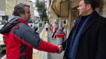 Esnaf ve vatandaşlarımızı ziyaret ettik.