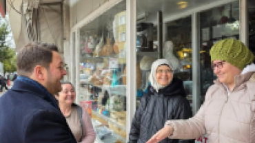 Esnaf ve vatandaşlarımızı ziyaret ettik.