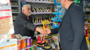 Esnafımızı ve vatandaşlarımızı ziyaret ederek hal hatırlarını sorduk.