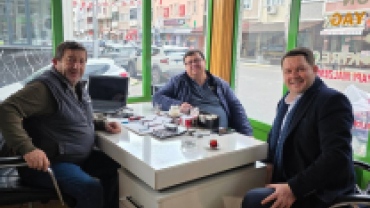 Esnafımızla ve vatandaşlarımızla bir araya geldik, hasbihal ettik.