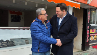 Esnafımızla ve vatandaşlarımızla bir araya geldik, hasbihal ettik.