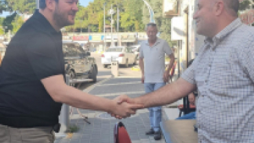 Hemşehrilerimizle bir aradayız. Esnafımıza hayırlı işler diledik, vatandaşımızla çay içip sohbet ettik.