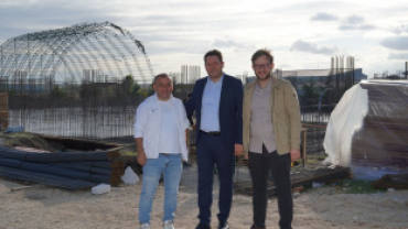 İlçemiz Orta Mahalle’de, iş insanı Cemalettin Yalın’ın girişimiyle hayata geçirilecek fabrikanın temelini attık.
