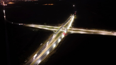 Lüleburgaz kavşağımızda aydınlatma çalışmaları başlamış olup bugün itibariyle aydınlatma sağlanmıştır.