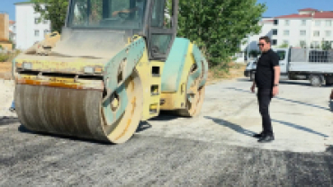 Kil Ocağı Yolumuzda Asfalt Çalışmalarımızı Bugün İtibarıyla Tamamlıyoruz.