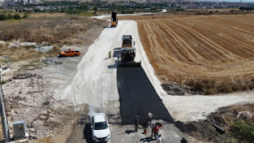 Kil Ocağı Yolumuzda Asfaltlama Çalışmalarına Bismillah Dedik.